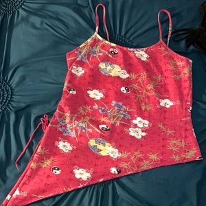 90s unique a-line tank top